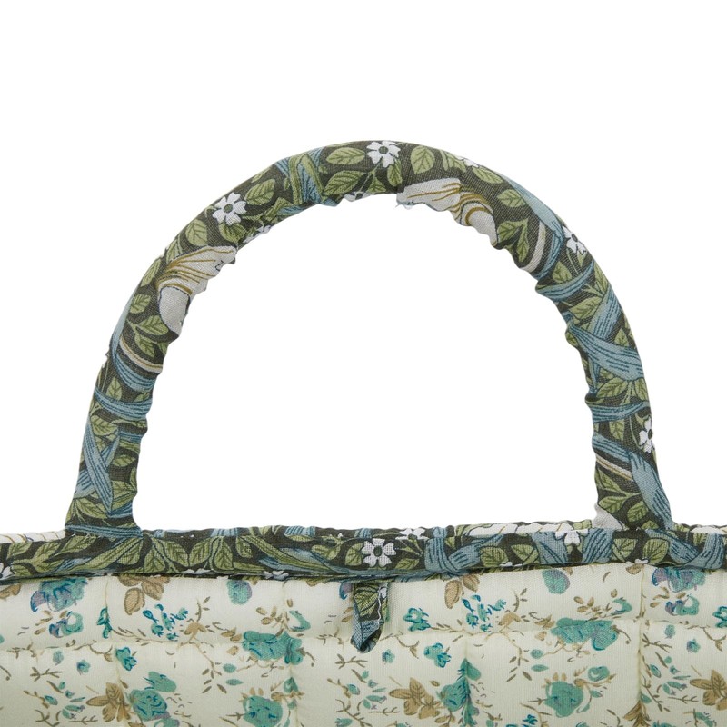 Car Storage Basket for Back Seat, Aesthetic Fabric Storage Basket