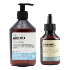 Insight Clarifying Shampoo 400m & Tratamiento 100m Anticaspa