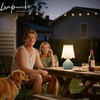 14'' H Cordless LED Table Lamp with Dimmer, Ceramic Bedside