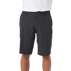 O'Neill Men's Reserve Heather 21" Hybrid Shorts, Black, 33