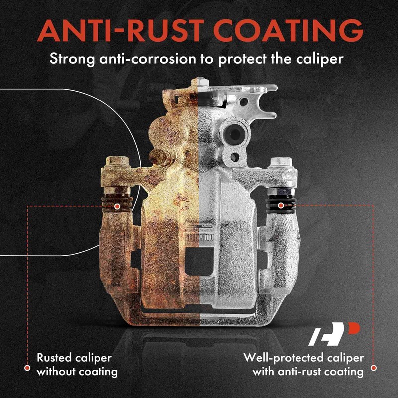 A-Premium Disc Brake Caliper Assembly with Bracket Compatible with Select