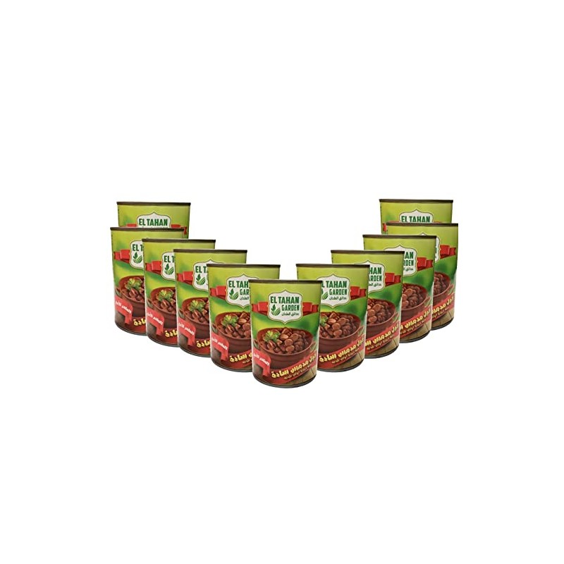 Eltahan Peeled Fava Beans each 14 OZ (12 cans) Easy