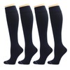 4 Pairs Pack Women's Dr. Motion Graduated Compression Knee High