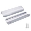 goldenwarm 10Pack 128mm Cabinet Handles Kitchen Drawer Pulls Aluminum Finger