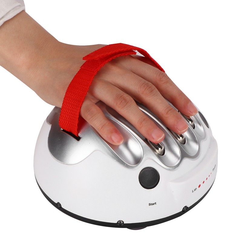 Miniature Electric Shock Heartbeat Lie Detector Toy Tricky Desktop Party