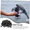 Hohopeti Pigeons Leg Rings 100 Pack Plastic Clip Rings for