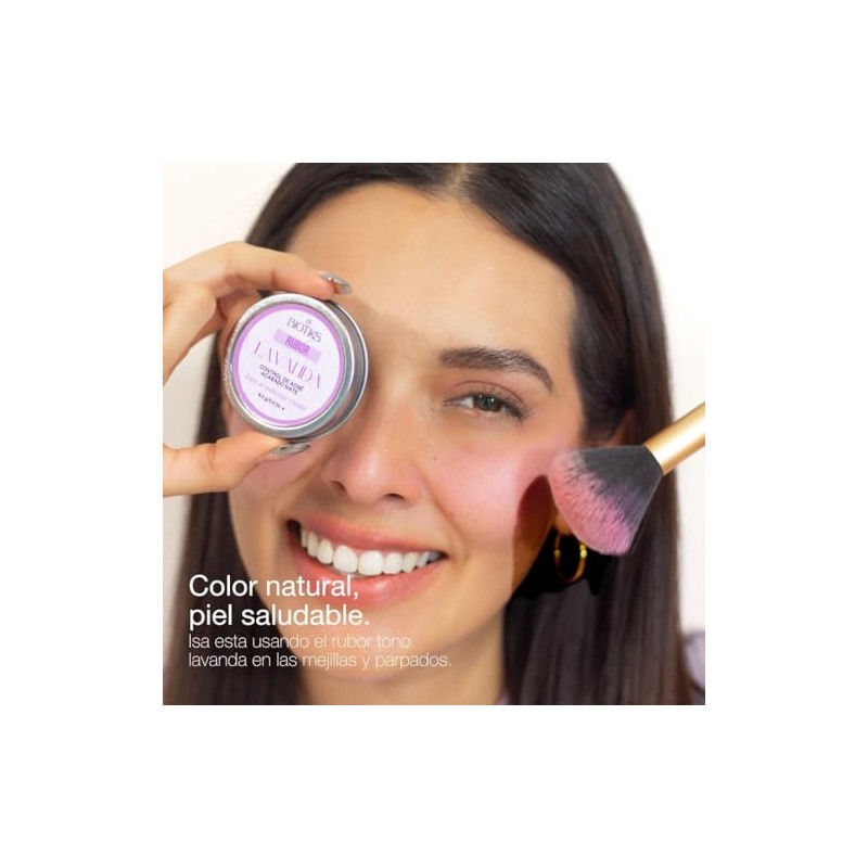 Rubor en Polvo Compacto, blush suave, para Piel Grasa y