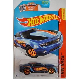 Hot Wheels, 2015 HW Race, '13 Copo Camaro [Blue] Die-Cast Vehicle #127/250