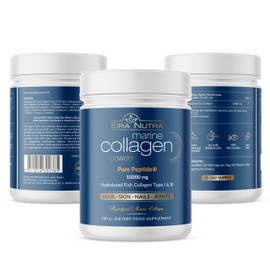 10,000 mg Hydrolysed Collagen Per Dose, 100% GMO-Free, Supports Skin, Hair, Nails & Joints, 30 Days Supply, Allergen-Free