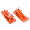 2Pcs Tractor Bucket Protector,Bucket Edge Anti-Skid Device,Double Hexagon Lock Nuts