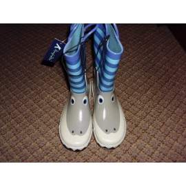 Boots Boys SHARK K Komfor Me Rubber waterproof Boots, size 3, NEW