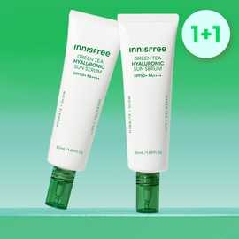 INNISFREE Green Tea Hyaluronic Sun Serum 50ml 1+1 Set - [SET] Sun Serum 50ml 1+1 Set