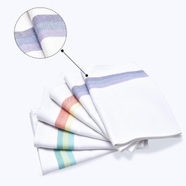 KRAFTER Set of 6 Tea Towels for Kitchen - Soft and Durable Kitchen Towel