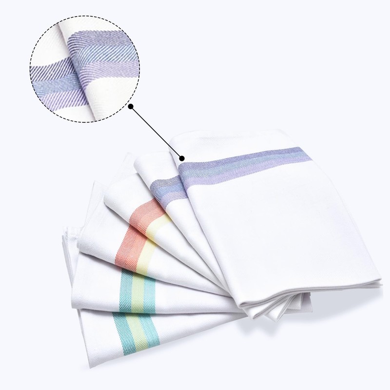 KRAFTER Set of 6 Tea Towels for Kitchen - Soft