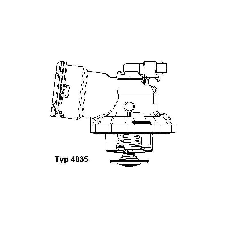 Wahler 4835.87D Thermostat, coolant