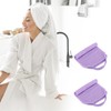 2 esponjas exfoliantes con asas, para ducha, nailon, exfoliante, para