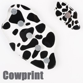 Wellquinn Nail Stand for Press On Nails Display Practice Art Magnetic Fake Nail Holder for Painting Nails Stand for False Nail Designs for Home DIY Beginner Salon Supplies - Single Cowprint