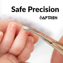 AFTREN Baby Nail Scissors Safety Nail Clippers for Nail Care Baby Nail Clippers Convenient Stainless Steel Nail Care Manicure Tool