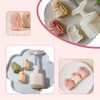 Mooncake Press Molds，Hand Press mooncake Dessert DIY with Stamps Flower