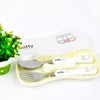(KitchenU) Miffy Character Spoon and Fork Case Set for Toddlers