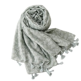 FAIRYGATE Green Scarf for Women with Tassel Ladies Scarfs Gifts Soft Warm Large Oversized Shawl Wrap Scarves 36226