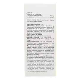 Bromhexina Solución Infantil 80 Mg/100 Ml