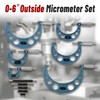 findmall 0-6" Outside Micrometer Set (0-1", 1-2", 2-3", 3-4", 4-5",