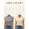AUTOMET V Neck Tshirts for Women Trendy Basics Clothing Ladies