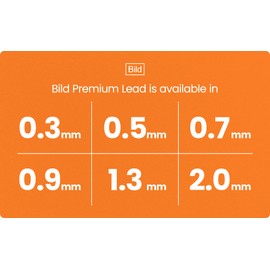 Bild Premium Mechanical Pencil Lead Refills (HB Mega, 0.9 mm)