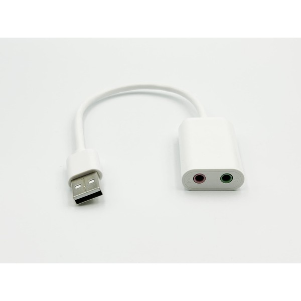 INEWPRODUCTS USB Audio Stereo Sound Card Adapter,3.5 mm Headphone and