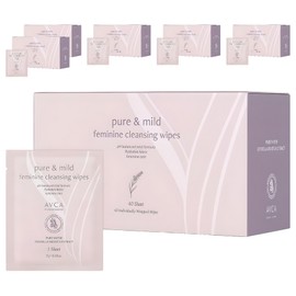 Abka Pure & Mild Women's Cleaning Tissue 40p, 200g, 6 pcs / 아브카 퓨어 앤 마일드 여성 청결 티슈 40p, 200g, 6개