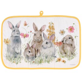 Primitives by Kathy Flower Bunny Drying Mat
