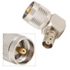 2PCS UHF Male PL-259 to BNC Female Adapter 90 Degree