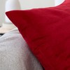 Encasa Homes Velvet Cushion Covers, Set of 2, 40 x