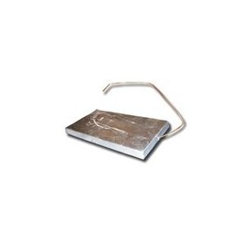 RotoMetals Zinc Anode Hang Overboard w/Copper Wire 5 inches X 9 inches About 6.5 pounds