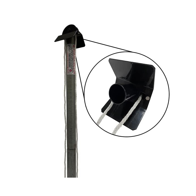 Prime Retreat Galvanized Steel Easy Pulley System Martin House Pole