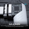 HIEbee Magnetic USB C Adapter,Right Angle Magnetic USB C to
