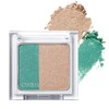 Orbis Twin Gradient Eye Color, Turquoise Sea, Eye Shadow, 1