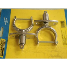 Seachoice ROW BOAT OAR LOCK 70401 CHROME PLATED  SET PAIR BOAT MARINE HARDWARE  CLASSIC