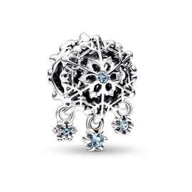 TCZNAF Christmas Charms Bracelets Bead Compatible for Most of Europe Bracelet and Necklace Christmas Jewellery for Women, Sterling Silver Cubic Zirconia