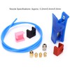 3D Printer PTFE Tube MK9 Pneumatic Connectors Nozzle Kit for