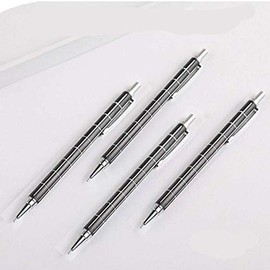 BE-TOOL 0.5mm Mechanical Pencil, 4PCS 0.5mm Metal Mechanical Pencil Beautiful Colors Automatic Pencil for School Supplies, Work Writing and Drawing（Black）
