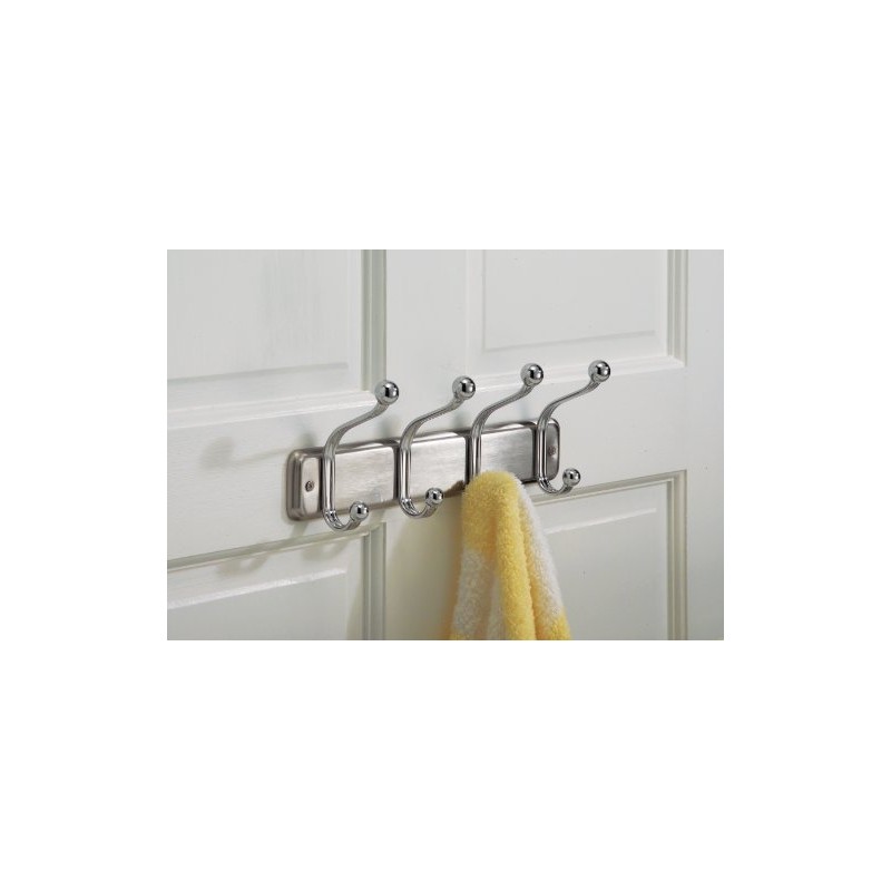 InterDesign York Lyra Wall Mount Storage Rack – Hanging Hooks
