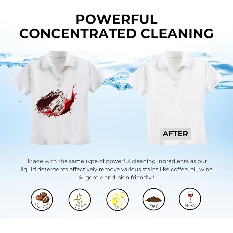 Laundry Detergent Sheets – Cold Water Powerful Clean, Gentle on