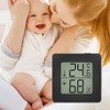 OptiPro Digital Hygrometer with LCD Large Screen, Indoor Thermometer and