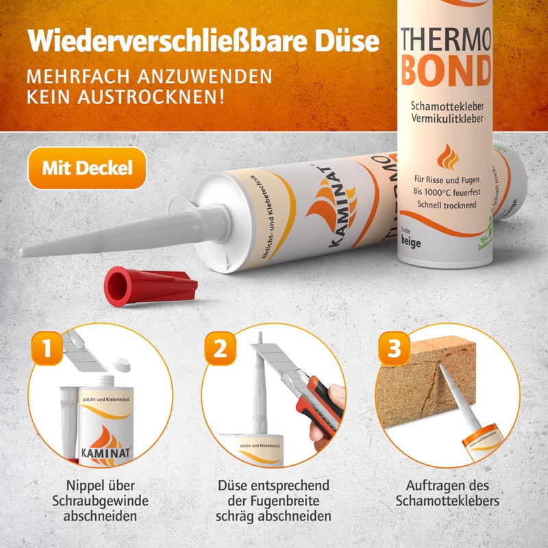 KAMINAT Colla refrattaria resistente al calore – colla resistente al