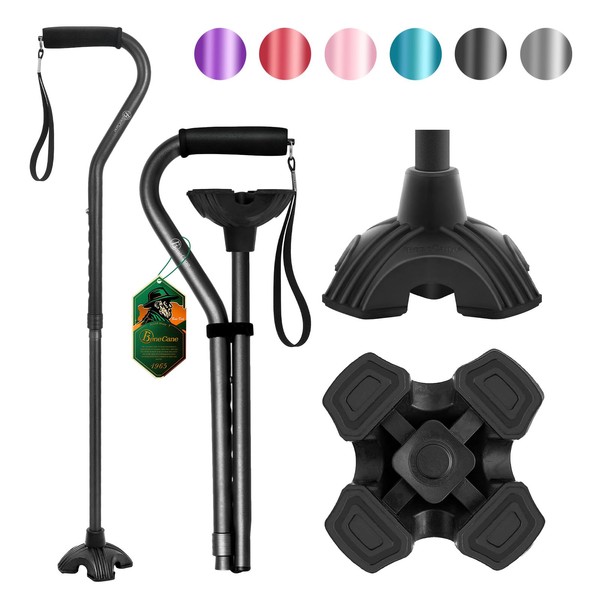 BeneCane Walking Cane Adjustable Cane with Offset Soft Cushioned Handle