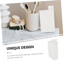 Healvian 1pc Emulsion Bottle for Laundry Refillable Empty Container for Softener and Shampoo Practical Storage for Detergents Versatile Travel Nordic Style Design
