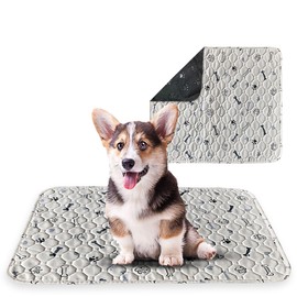 Reusable Pee Pads for Pets (Pack of 2) - Ultimate Leakproof & Washable Puppy Pads - Versatile Puppy Pee Pads w/ Adorable Paw Design -Safe & Comfortable Puppy Essentials -Non-Slip Grip Pet Mattress Pad