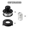 Grass trimmer spool, compatible with Black + DEC tondeuse gl250,